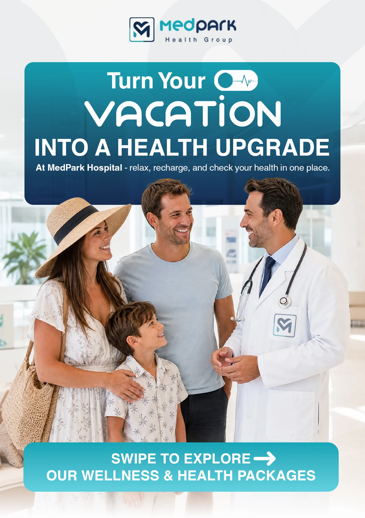 MedPark wellness and check-up packages brochure cover