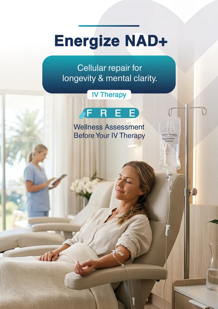 Energize NAD+ IV therapy
